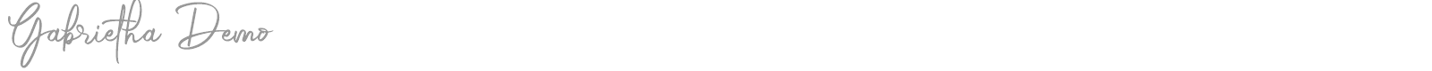 Gabrietha font preview